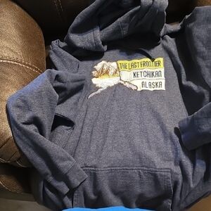Men's Navy Alaska Graphic Hoodie